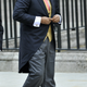 King Mswati III arrives at Westminster Abbey